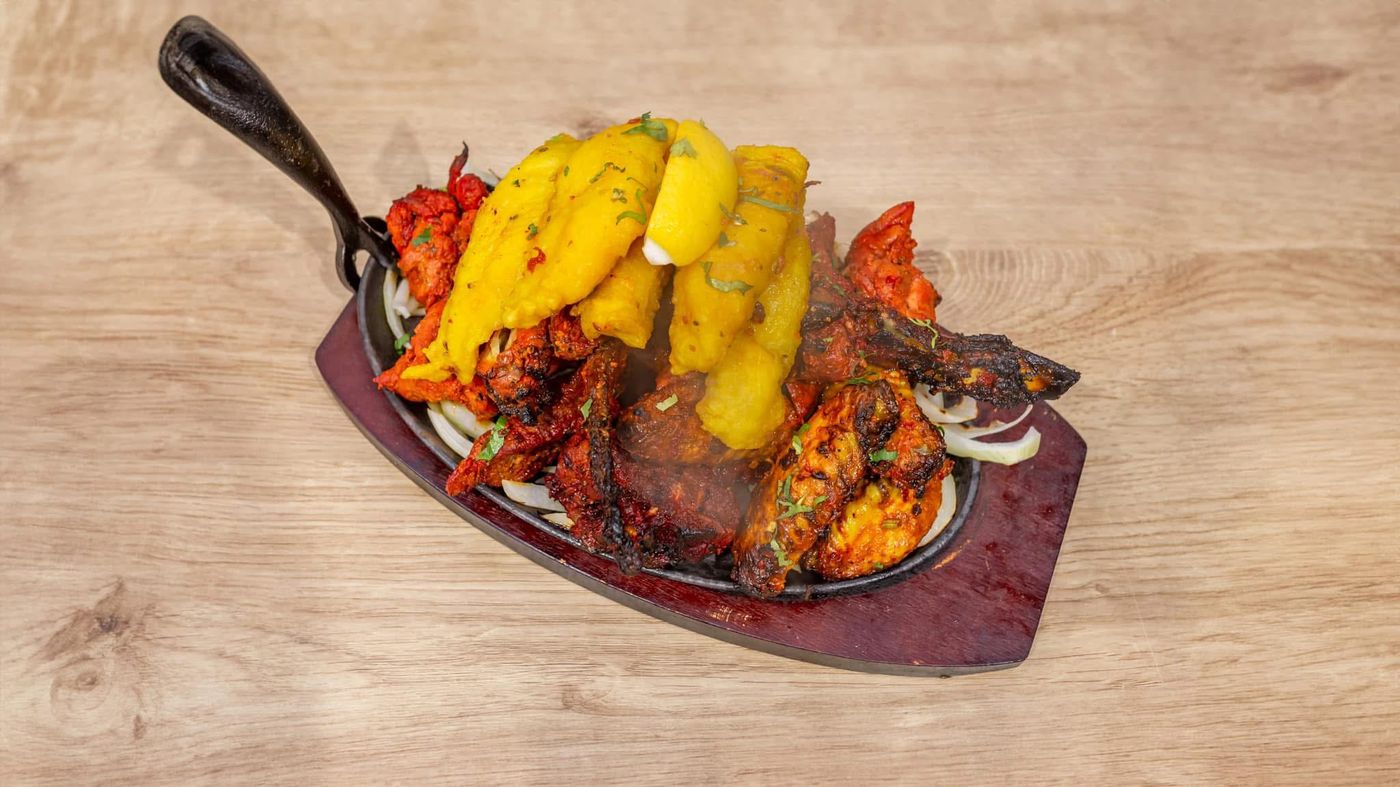 Mixed grill sizzler